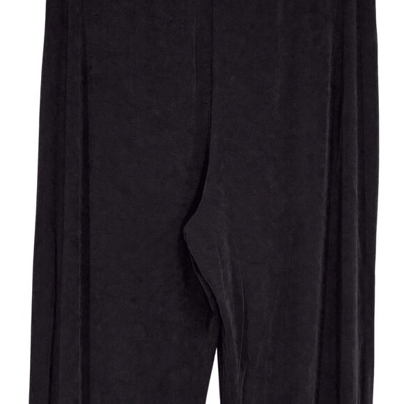 Chicos Travelers Slinky Pants Straight Leg Size 3 Regular Black XL Acetate - Picture 5 of 8